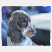 COCKER SPANIEL FLEECEDECKE (Vorderseite (Horizontal))