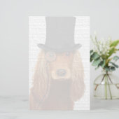 Cocker Spaniel, formales Hund und Hut Briefpapier (Stehend Vorderseite)