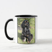 Cocker Spaniel Foto auf Keramik Tasse (Links)