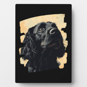 Cocker Spaniel Fotoplatte