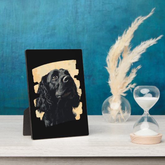 Cocker Spaniel Fotoplatte (Seite)