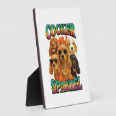 Cocker Spaniel Fotoplatte (Seite)