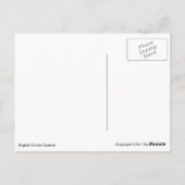 Cocker Spaniel Freundschaft Postkarte (Rückseite)