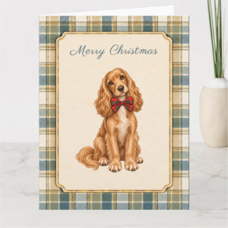 Cocker Spaniel Frohe Weihnachten Karte