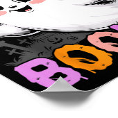 Cocker Spaniel Geist Hund Halloween Männer Frauen Poster (Ecke)