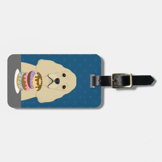 Cocker Spaniel Gepäckmarken Gepäckanhänger (Vorderseite horizontal)