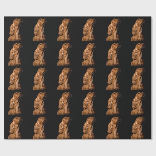 Cocker spaniel geschenkpapier (Flach)