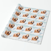 Cocker spaniel geschenkpapier (Ungerollt)