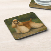 Cocker Spaniel Getränkeuntersetzer (Linke Seite)