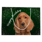Cocker Spaniel Große Geschenktasche Große Geschenktüte (Rückseite)