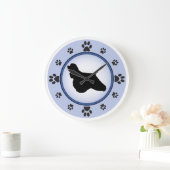 Cocker spaniel große wanduhr (Zuhause)