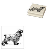 Cocker Spaniel Gummistempel (Stempel)