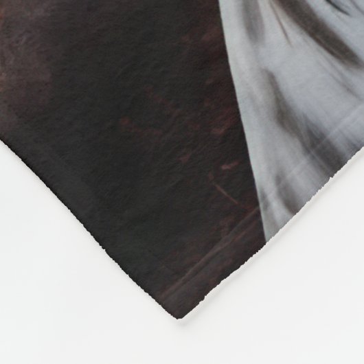 Cocker Spaniel Halloween Beängstigend Fleecedecke (Ecke)