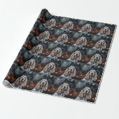 Cocker Spaniel Halloween Beängstigend Geschenkpapier (Ungerollt)
