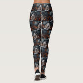 Cocker Spaniel Halloween Beängstigend Leggings (Rückseite)