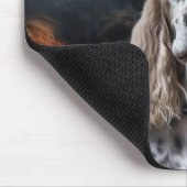 Cocker Spaniel Halloween Beängstigend Mousepad (Ecke)