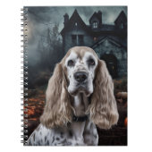 Cocker Spaniel Halloween Beängstigend Notizblock (Vorderseite)