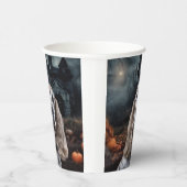 Cocker Spaniel Halloween Beängstigend Pappbecher (Rechts)