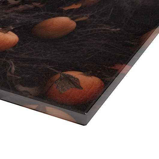 Cocker Spaniel Halloween Beängstigend Schneidebrett (Ecke)