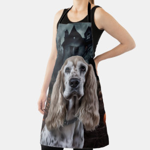 Cocker Spaniel Halloween Beängstigend Schürze