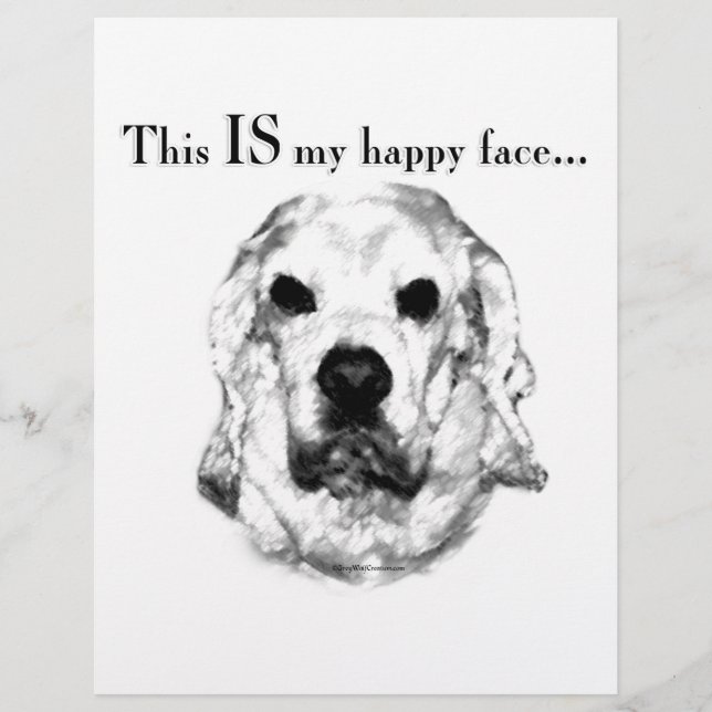 Cocker Spaniel Happy Face (Vorderseite)