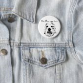 Cocker Spaniel Happy Face Button (Beispiel)