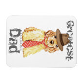 Cocker Spaniel Heart Dad Magnet (Horizontal)