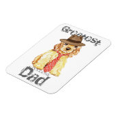 Cocker Spaniel Heart Dad Magnet (Linke Seite)