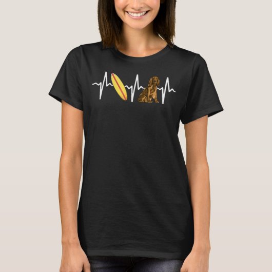 Cocker Spaniel Heartbeat Dog T-Shirt (Vorderseite)