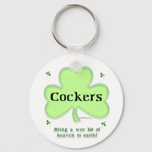 Cocker Spaniel Heaven; St. Patrick's Day Cocker Schlüsselanhänger