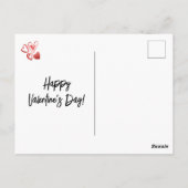 Cocker Spaniel Herz Hund Lover Valentine Geschenk Postkarte (Rückseite)