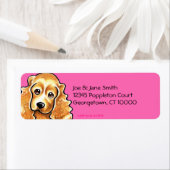 Cocker Spaniel Hot Pink (Insitu)