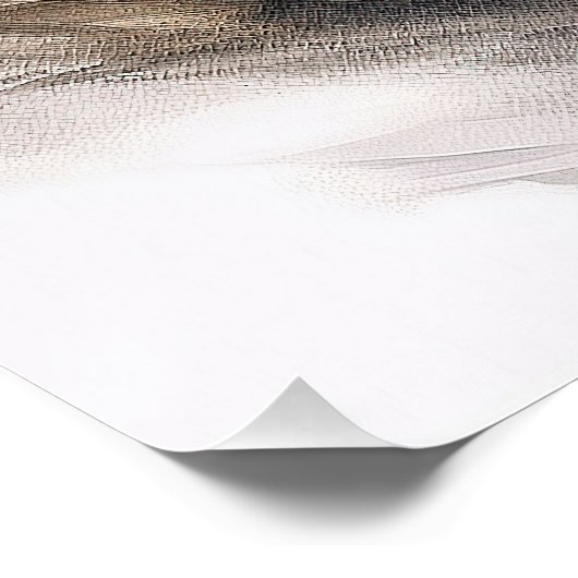 Cocker Spaniel Hund im Wind 003 - Yacobsen Dero Poster (Ecke)