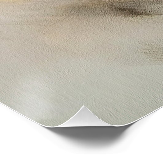 Cocker Spaniel Hund im Wind 005 - Yacobsen Dero Poster (Ecke)