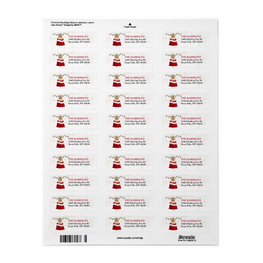 Cocker Spaniel Hund in der Geschenktüte Rücksendea (Vorne)