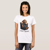 Cocker Spaniel Hund in einer Tasche T-Shirt (Vorne ganz)
