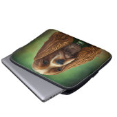 Cocker Spaniel Hund in St. Patrick's Day Dress Laptopschutzhülle (Vorne Knopf)