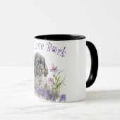 Cocker Spaniel Hund Mama Floral Tasse (VorderseiteRechts)