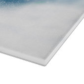 Cocker Spaniel Hund mit Weihnachts-Weihnachtsmannm Schneidebrett (Ecke)