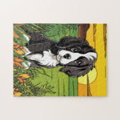 Cocker Spaniel Hund Puzzle (Horizontal)