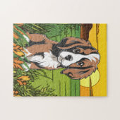 Cocker Spaniel Hund Puzzle (Horizontal)