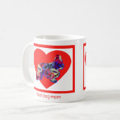 Cocker Spaniel Hund Red Valentine's Day Coffee Tas Kaffeetasse (Vorderseite Links)