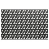 Cocker Spaniel Hund Silhouette Haustier Stoff (Fat Quarter (45,7 x 55,9 cm))