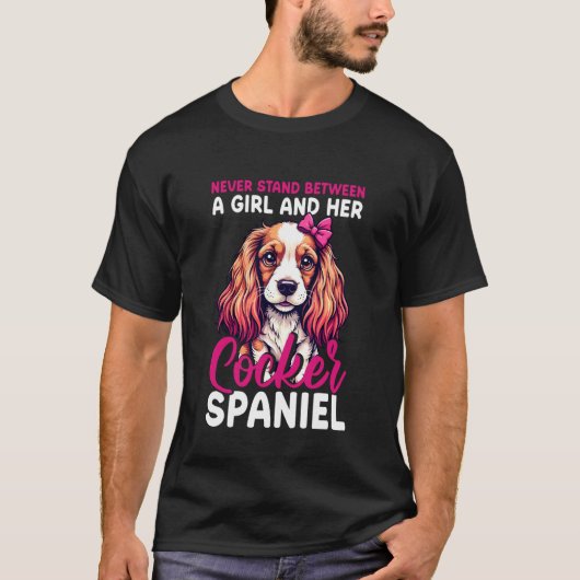 Cocker Spaniel Hund T-Shirt (Vorderseite)