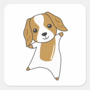Cocker Spaniel Hund Tierliebhaber Niedliche Hunde Quadratischer Aufkleber