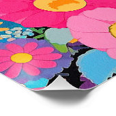 Cocker Spaniel Hund und Blume 004 - Schneider Juwe Poster (Ecke)