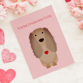Cocker Spaniel Hund Valentine, Valentinstag