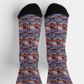 Cocker Spaniel Hund Valentinstag  Socken (Oben)