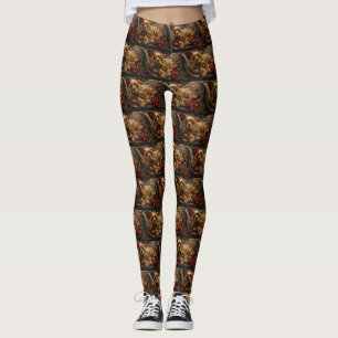Cocker Spaniel Hund Weihnachten Festlich Leggings