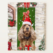 Cocker Spaniel Hund Weihnachten Planer (Rückseite)